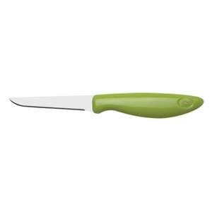 Joie Paring Knife, Stainless Steel Small Kitchen Knife, Green Handle 4 pack